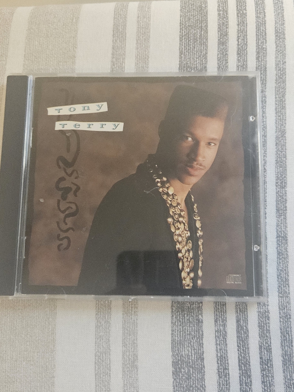 Tony Terry Self-Titled CD - Brown & Black Cover